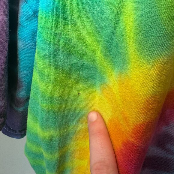 Disney Parks Disneyland Retro Rainbow Tie Dye Short Sleeve Casual T Shirt - Picture 14 of 15